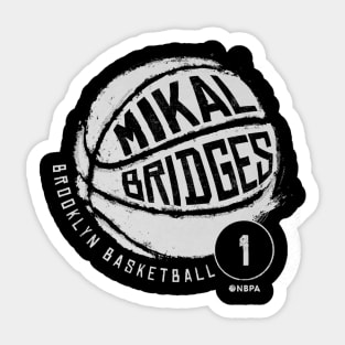 Mikal Bridges Brooklyn Basketball Sticker